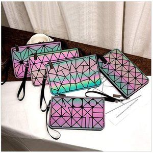 Geometric Luminous Purses Handbags